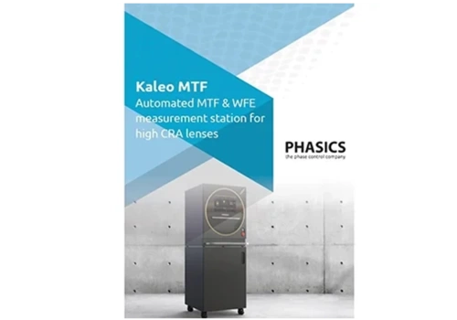 Kaleo MTF testing station specifications sheet